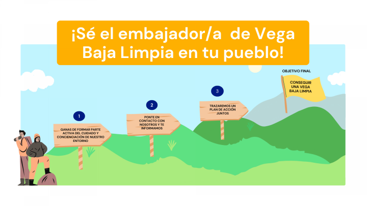 ¡Buscamos un embajador/a de Vega Baja Limpia en cada pueblo!